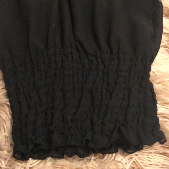 Chado black lace blouse, size small - Picture 3 of 4